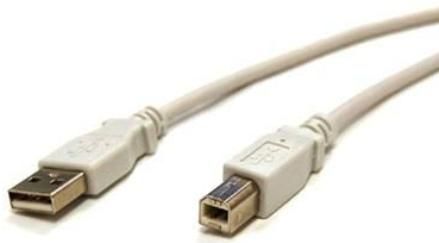 Bytecc USB2-AB-10W - USB 2.0 CABLE - A Male to Type B Male, 10 ft, Hi-speed data transfer up to 480Mbps from PC or Mac to printer, USB printer cable is 10' or 6' long, A-B cable, White Color (USB2-AB-10W USB2 AB 10W USB2AB10W USB2-AB USB2 AB USB2AB)