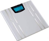 Escali USHM180S Body Fat, Water, Muscle Mass Scale, 400 Lb or 180 Kg Capacity, 0.2 Lbs or 0.1 Kg Accurately measures in, User setting for male, female or athlete, 4 user memory stores personal information, Instant-On Technology, User friendly Hold feature, Ultra thin design, only ¾ inch - 2 cm high, Bright blue backlight display, UPC 857817000897 (USHM180S USHM-180S USHM 180S USHM180-S USHM180 S) 