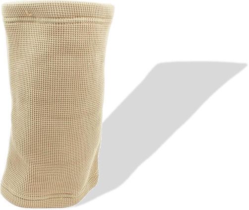 JaClean USJ-690S Magnetic Knee Supporter, Beige Color, Small Size; Comfort and firm support for weak knees; Recommended for treating sprains, strains, and fatigue; Support during long hours of standing; Tubular knit elastic garment; Includes the additional benefits of magnet therapy; Dimensions 12.6