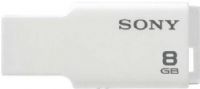 Sony USM8GM/W MicroVault M-Series 8GB Flash Memory, White, Hi&#8208;Speed USB 2.0 Interface, LED Indicator, USB Bus Power, File Rescue and X-Pict Story Software, EasyLock, Dimensions Approximately 40.5 x 17.5 x 4.6mm, Weight Approximately 4g, UPC 027242821118 (USM8GMW USM-8GM/W USM8GM-W USM8GM) 