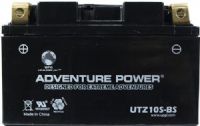 UPG Universal Power Group UTZ10S-BS Adventure Power Lead Acid Dry Charge AGM Battery, 12 Volts, 8.6 Ah Nominal Capacity (10H-R), 2.6A Recommended Maximum Charging Current Limit, 14.8VDC/Unit Average al 25ºC Equalization and Cycle Service, K Terminal, Specially designed as a high-performance battery used for motorcycles, UPC 806593430190 (UTZ10SBS UTZ10S BS UTZ-10S-BS) 