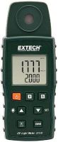 Extech UV510 UVA Light Meter, Sensor Wavelength Range 320 to 390nm, UV Sensor with Cosine Correction Measures Irradiance from UVA Light Sources Up to 20.00mW/cm², Backlit LCD to View in Dimly Lit Areas, Zero Function, Data Hold and Min/Max Functions, Auto Power Off with Disable, Tripod Mount; Complete with Wrist Strap, Light Sensor Cover, and Three AAA Batteries; UPC 793950215104 (UV-510 UV 510) 
