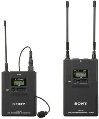 Sony UWPV1/3032 Lavalier ENG Microphone, Bodypack TX and Portable RX Wireless System, 566 MHz to 590 MHz (TV channels 30 to 33) Frequencies, Consists of an omni lavalier microphone, bodypack transmitter and portable tuner, The bodypack transmitter is supplied with a belt clip (UWPV13032 UWPV1-3032 UWP-V1/3032 UWP-V1-3032)
