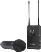 Sony UWPV2/3032 Handheld Microphone TX and Portable RX Wireless System, Frequency Range 566 MHz to 590 MHz (TV channels 30 to 33) Users may choose from 188 frequencies on each model, Occupied RF Bandwidth 24 MHz, Consists of handheld microphone and portable tuner, Suitable for news gathering and for use in PA systems, Replaced UWP-C2/6264 (UWPV23032 UWPV2-3032 UWPV2 3032) 