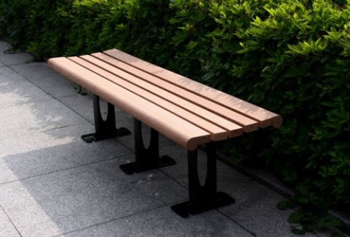 VIFAH V1007 Eco-Friendly EternalWood Composite Backless Bench, The finest material alternatives to wood in the marketplace today, providing the natural beauty of wood without maintenance, 100% maintenance free, EternalWood will not crack, split, splinter or rot, EternalWood is scratch and color fading resistant (V-1007 V 1007 VIFAH-1007)