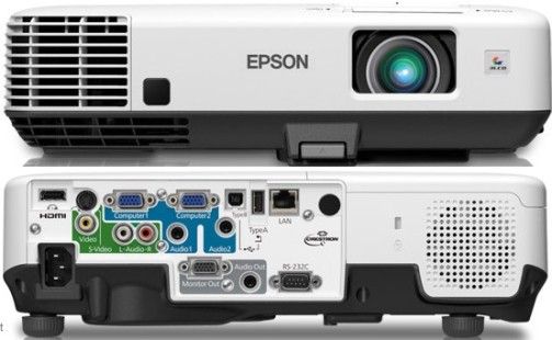 Epson V11H451020 PowerLite 1880 Multimedia 3LCD Projector, 4000 ANSI Lumens, Contrast Ratio Up to 2500:1, Aspect Ratio 4:3, Native Resolution 1024 x 768 (XGA), Effective Scanning Frequency Range 13.5 MHz  162 MHz (up to UXGA 60 Hz), Throw Ratio Range 1.38  2.24, Size (projected distance) 30