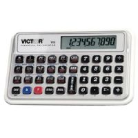 Victor V12 Financial Calculator, Extra Large 10 Digit Display, Angled display and raised platform for ergonomic use and easier reading, Over 125 built in functions with programmable option, Operates on 2AAA batteries - long lasting and easy to replace (V 12 V-12 VCTV12 VCT-V12 VCT V12) 