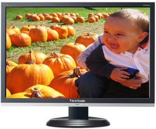 ViewSonic VA2026w Value Series 20-Inch Widescreen LCD Monitor, Native Resolution 1680x1050, Contrast Ratio 1000:1 static (typ), 2000:1 dynamic (typ), Viewing Angles 160 horizontal, 170 vertical, Response Time 5ms (max), Brightness 300 cd/m2, Windows Vista certified (VA-2026W VA2026-W VA2026 VA-2026)