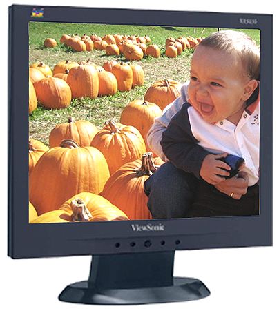 ViewSonic VA503B Flat Panel Display 15 inches TFT 1024X768 250 cd/m2, 500:1, 12 ms, VGA, HD-15, black, Type TFT Active Matrix, 15