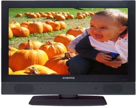 Audiovox VC2607 Flat Panel 26-Inch LCD TV/DVD Combo, 1024 x 768 resolution, Aspect Ratio 16:9, 1080i/720p/480p/480i Compatible, Integrated Multi-Format DVD player, ATSC & NTSC Tuners, Dual HDMI input, VESA wall mountable, Parental Control with V-Chip, Input Voltage Range 100 VAC to 240 VAC (VC-2607 VC 2607 FPE2607DV AUDFPE2607DV)