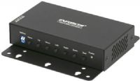 Seco-Larm VC-2VAQ ENFORCER VGA to BNC Converter; Connect a DVR with VGA output to an existing monitor with BNC input; NTSC/PAL Video standards; Auto configure resolution Up to 1024x768 (up to 75Hz); Dual composite video (BNC) and VGA output ports; On-screen display (OSD) for image adjustments including size, brightness, contrast, hue, saturation, sharpness, and more (VC2VAQ VC 2VAQ VC2-VAQ)  