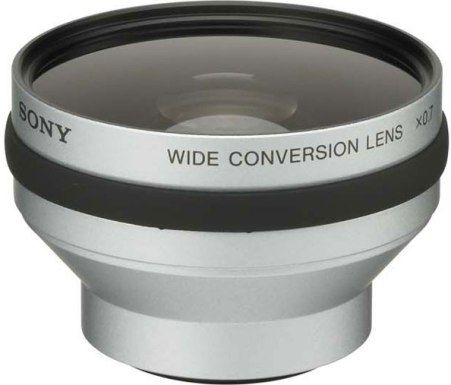 Sony VCL-0737W Wide Conversion Lens 0.7x for BRC300 Color Video Camera, Provides a larger field of view than then the stock lens can produce and is useful in scenarios where users need to see more of the surveyed environment at once (VCL0737W VCL 0737W VCL-0737)
