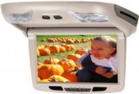 Soundstream VCM88DBG Flip-Up 8.8" DVD Combo, Beige, Aspect ratio 16:9, Screen resolution 480 x 234, Brightness 400 NIT, High-resolution monitor reduces glare and reflection, Built-in DVD Player with DVD, CD-R/RW, VCD, SVCD and MP3 Playback, NTSC/PAL Video selection, On-board dome lights, Built-in IR Transmitter for compatible headphones, UPC 709483031470 (VCM-88DBG VCM 88DBG VCM88-DBG VCM88 DBG) 