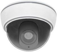 Seco-Larm VD-20BNA Dummy Dome Camera with Flashing LED; Incorporates a realistic camera module with flashing battery-powered LED to give it an authentic look; Requires two AA batteries (not included); Constructed of strong ABS plastic (VD20BNA VD 20BNA VD20-BNA)  