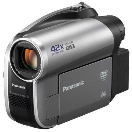 Panasonic VDR-D50 DVD Camcorder with 42x Optical Zoom, Advanced Optical Image Stabilization, Color Viewfinder, One-Touch Navigation and Built-In SD Card Slot, Records to 8cm DVD and SD Card, 2.7-Inch Wide (123,200 Dots) LCD Monitor, Quick Start 1.7 seconds, Focal Length 1.8 - 75.6 mm (VDRD50 VDR D50)