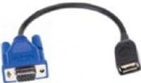 Intermec VE011-2016 USB Single Cable for use with CN3 CV30 CN4 and CN4e Mobile Computers, Adapts Vehicle Dock Comm Connector or USB Snap-on adapter to USB-A Female for connectivity to USB peripherals, Locking cable with single USB connector to attach a USB host accessory, i.e. large keyboard, Includes a USB cable restraint (VE0112016 VE011 2016) 