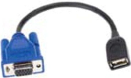Intermec VE011-2016 USB Single Cable for use with CN3 CV30 CN4 and CN4e Mobile Computers, Adapts Vehicle Dock Comm Connector or USB Snap-on adapter to USB-A Female for connectivity to USB peripherals, Locking cable with single USB connector to attach a USB host accessory, i.e. large keyboard, Includes a USB cable restraint (VE0112016 VE011 2016)