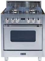 Verona VEFSGG31SS Professional 30” Single Oven Gas Range, Stainless Steel, Porcelainized cast-iron grates and caps, Stainless Steel knobs and bezels, Stainless Steel oven handle, Electronic ignition and re-ignition, Flame failure safety device in oven, 4 sealed dual simmer gas burners, 3.0 Cu. Ft. Oven Capacity (VEF-SGG31SS VEFS-GG31SS VEFSG-G31SS VEFSGG-31SS) 