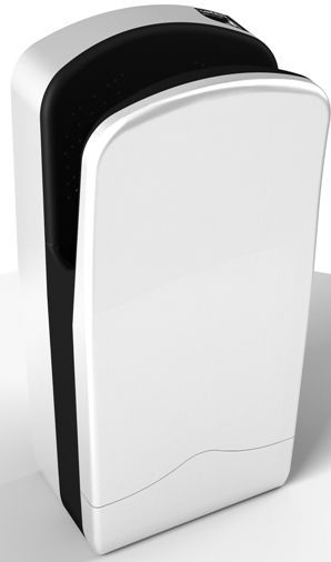 Veltia VELHDSWH1 Automatic Hand Dryer, Snow White Painted Finish, Over 300 Air nozzles with an air speed around 200 km/h Drying System, Voltage 120V, Frequency 60 Hz, Power 1.880W, Current 15.9A @ 120Vac, Class ll Electrical Isolation, 125 Mph (200 Km/h) Air Speed, 10-15 s Drying Time (VELHDS-WH1 VELHDSWH-1 VELHDSWH)