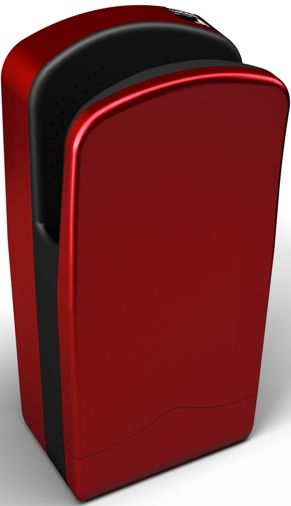 Veltia VELHDBOR1 Automatic Hand Dryer, Bordeaux Painted Finish, Over 300 Air nozzles with an air speed around 200 km/h Drying System, Voltage 120V, Frequency 60 Hz, Power 1.880W, Current 15.9A @ 120Vac, Class ll Electrical Isolation, 125 Mph (200 Km/h) Air Speed, 10-15 s Drying Time (VELHD-BOR1 VELHDBOR-1 VELHDBOR)