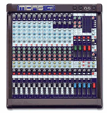 Midas VENICE 160 Audio Console 16 Channnel, Frequency Response 20Hz-20kHz; Inputs (total): 30; Mono-Inputs (Mic/Line) with Inserts: 8; Stereo-Line/Mono-Mic-Input Channels: 4/4 (VENICE-160 VENICE160)
