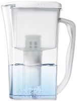 Verbatim 98871 Water Filtration Pitcher, Capacity 0.26 Gallons, Filter life 3 months/53 Gallons, Minimum temperature 33.00 degrees Farenheit, Maximum temperature 95.00 degrees Farenheit; Dimensions 8.50"L x 4.20"D x 11.10"H, Weight 1.63 lbs; Shipping weight 2.31 lbs, UPC 023942988717 (988-71) 