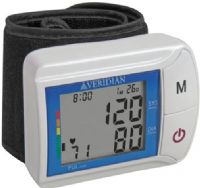 Veridian Healthcare 01-506 Digital Blood Pressure Wrist Monitor, Adult, Fully automatic, one-button operation is easy to use for at-home monitoring, Clinically accurate readings, Displays systolic, diastolic and pulse readings simultaneously with date and time stamp, Memory bank stores up to 60 readings with average of last 3 readings, UPC 845717002738 (VERIDIAN01506 01506 01 506 015-06) 