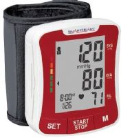 Veridian Healthcare 01-518 Veridian Healthcare Sport Wrist Blood Pressure Monitor; Clinically accurate readings; Large LCD display; Fully automatic inflation and deflation; Simultaneous systolic, diastolic and pulse results; 2-person memory bank holds 120-readings, 60 per user; Memory recall with date/time stamp; Average of last 3 readings; Hypertension Indicator; UPC 845717006798 (VERIDIAN01518 VERIDIAN 01-518) 