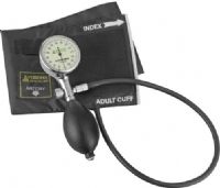 Veridian Healthcare 02-1151 Sterling Palm Aneroid Sphygmomanometer, Adult, Easy-to-read oversized luminescent gauge face, Traditional one-tube design, Deluxe inflation system, Size 5.5"W x 21"L; Fits arm circumference 11" - 16.375", UPC 845717000314 (VERIDIAN021151 021151 02 1151 021-151 0211-51) 