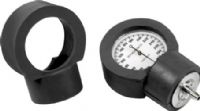 Veridian Healthcare 03-155 Black Gauge Guard, Dense rubber construction, Protects aneroid gauges from damage due to heavy use, Designed to fit most aneroid gauges, UPC 845717000796 (VERIDIAN03155 03155 03 155 031-55) 