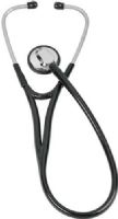 Veridian Healthcare 05-10001 Pinnacle Series Low Profile Cardiology Stethoscope, Black, Outstanding sound transmission and acoustical clarity for cardiology examinations, TrueTone technology effectively monitors high and low frequencies by varying the pressure applied to the chestpiece, Latex-Free, UPC 845717001328 (VERIDIAN0510001 05 10001 051-0001 0510-001 05100-01) 
