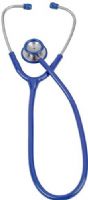 Veridian Healthcare 05-10503 Pinnacle Series Stainless Steel Adult Stethoscope, Royal Blue, Deluxe cast stainless steel chestpiece and inner-spring binaural, Color-coordinated non-chill bell ring and diaphragm retaining ring provide added patient comfort, Latex-Free, Thick-walled vinyl tubing, Tube length 25"/total length 30", UPC 845717001366 (VERIDIAN0510503 05 10503 051-0503 0510-503 05105-03) 