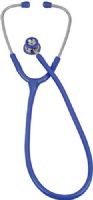Veridian Healthcare 05-10703 Pinnacle Series Stainless Steel Infant Stethoscope, Royal Blue, Deluxe cast stainless steel chestpiece and inner-spring binaural, Color-coordinated non-chill bell ring and diaphragm retaining ring provide added patient comfort, Latex-Free, Thick-walled vinyl tubing, Tube length 25"/total length 30", UPC 845717001403 (VERIDIAN0510703 05 10703 051-0703 0510-703 05107-03) 