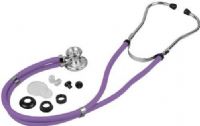 Veridian Healthcare 05-11007 Sterling Series Sprague Rappaport-Type Stethoscope, Lavender, Boxed, Traditional heavy-walled vinyl tubing blocks extraneous sounds, Durable, chrome-plated zinc alloy rotating chestpiece features two inner drum seals, effectively preventing audio leakage, Latex-Free, Thick-walled vinyl tubing, UPC 845717001502 (VERIDIAN0511007 0511007 05 11007 051-1007 0511-007) 
