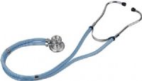 Veridian Healthcare 05-11203 Sterling Series Sprague Rappaport-Type Stethoscope, Royal Blue Striped, Slider Pack, Traditional heavy-walled vinyl tubing blocks extraneous sounds, Durable, chrome-plated zinc alloy rotating chestpiece features two inner drum seals, effectively preventing audio leakage, Latex-Free, UPC 845717001700 (VERIDIAN0511203 0511203 05 11203 051-1203 0511-203) 