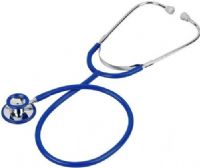 Veridian Healthcare 05-11503 Heritage Series Chrome-Plated Zinc Alloy Dual Head Stethoscope, Royal Blue, Boxed, Chrome-plated die-cast zinc alloy dual head design offers superior acoustics and features a rotating chestpiece, Color-coordinated non-chill diaphragm retaining ring and bell ring provide added patient comfort, UPC 845717001755 (VERIDIAN0511503 0511503 05 11503 051-1503 0511-503) 