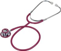 Veridian Healthcare 05-11504 Heritage Series Chrome-Plated Zinc Alloy Dual Head Stethoscope, Burgundy, Boxed, Chrome-plated die-cast zinc alloy dual head design offers superior acoustics and features a rotating chestpiece, Color-coordinated non-chill diaphragm retaining ring and bell ring provide added patient comfort, UPC 845717001762 (VERIDIAN0511504 0511504 05 11504 051-1504 0511-504) 