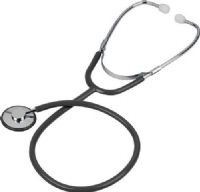Veridian Healthcare 05-11701 Heritage Series Chrome-Plated Zinc Alloy Nurse Stethoscope, Black, Boxed, Single head design features a chrome-plated die-cast zinc alloy chestpiece, Color-coordinated non-chill diaphragm retaining ring provides added patient comfort, Three color options make department coding easy, UPC 845717001779 (VERIDIAN0511701 0511701 05 11701 051-1701 0511-701) 
