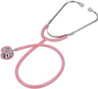 Veridian Healthcare 05-11810 Heritage Series Chrome-Plated Zinc Alloy Pediatric Dual Head Stethoscope, Pink, Boxed, Specifically designed and sized to fit the needs of children and infants, Durable, chrome-plated die-cast zinc alloy chestpiece with color-coordinated non-chill diaphragm retaining ring and bell ring for added comfort to the smallest of patients, UPC 845717001823 (VERIDIAN0511810 0511810 05 11810 051-1810 0511-810) 