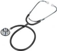 Veridian Healthcare 05-12001 Prism Series Aluminum Dual Head Stethoscope, Black, Boxed, Lightweight anodized aluminum rotating chestpiece with color-coordinating diaphragm retaining ring and bell ring, Latex-Free, Tube length 22"/total length 30", Includes: Black stethoscope with soft vinyl eartips and spare set of mushroom eartips, UPC 845717001861 (VERIDIAN0512001 0512001 05 12001 0512-001 051-2001) 