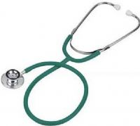 Veridian Healthcare 05-12006 Prism Series Aluminum Dual Head Stethoscope, Hunter Green, Boxed, Lightweight anodized aluminum rotating chestpiece with color-coordinating diaphragm retaining ring and bell ring, Latex-Free, Tube length 22"/total length 30", Includes: Hunter Green stethoscope with soft vinyl eartips and spare set of mushroom eartips, UPC 845717001908 (VERIDIAN0512006 0512006 05 12006 0512-006 051-2006) 