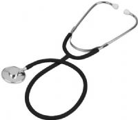 Veridian Healthcare 05-12301 Prism Series Aluminum Single Head Nurse Stethoscope, Black, Boxed Pack, Lightweight anodized aluminum chestpiece with color-coordinating diaphragm retaining ring, Latex-Free, Tube length 22"/total length 30", Includes: Black stethoscope with soft vinyl eartips and spare set of mushroom eartips, UPC 845717002066 (VERIDIAN0512301 0512301 05 12301 051-2301 0512-301) 