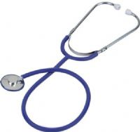 Veridian Healthcare 05-12302 Prism Series Aluminum Single Head Nurse Stethoscope, Navy Blue, Boxed Pack, Lightweight anodized aluminum chestpiece with color-coordinating diaphragm retaining ring, Latex-Free, Tube length 22"/total length 30", Includes: Navy Blue stethoscope with soft vinyl eartips and spare set of mushroom eartips, UPC 845717002073 (VERIDIAN0512302 0512302 05 12302 051-2302 0512-302) 