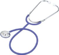 Veridian Healthcare 05-12403 Prism Series Aluminum Single Head Nurse Stethoscope, Royal Blue, Slider Pack, Lightweight anodized aluminum chestpiece with color-coordinating diaphragm retaining ring, Latex-Free, Tube length 22"/total length 30", Includes: Royal Blue stethoscope with soft vinyl eartips and spare set of mushroom eartips, UPC 845717002189 (VERIDIAN0512403 0512403 05 12403 051-2403 0512-403) 