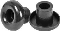 Veridian Healthcare 06-165 Universal Mushroom Eartips, Pair, Black, Replacement part for Veridian Stethoscopes, Soft rubber, UPC 845717002394 (VERIDIAN06165 06 165 06165 061-65) 
