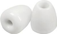 Veridian Healthcare 06-172 Universal Soft Vinyl Eartips, Pair, White, Replacement part for Veridian Stethoscopes, UPC 845717002431 (VERIDIAN06172 06 172 06172 061-72) 