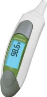 Veridian Healthcare 09-343 Deluxe Digital Ear and Body Thermometer, Immediate, one-second tympanic readings, Convenient object/liquid measurements, Clinically accurate, Backlit, illuminated display for convenient low-light use, 10-memory recall, Fahrenheit/Celsius measurements, Automatic shut-off, No probe covers required, UPC 845717002660 (VERIDIAN09343 09343 09 343 093-43) 