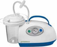 Veridian Healthcare 11-110 VH Suction Pump Tabletop Aspirator System; Includes: Suction pump unit, 1 liter reusable collection jar with lid, tubing/filter set, five air filters, removable DC power cord;Adjustable vacuum flow regulator with vacuum flow adjustment range of 150-550 mm and free flow of 28 liters/minute; One-liter reusable collection jar with cc measurement markings; Suitable for home and clinical applications; UPC 845717111102 (VERIDIAN11110 VERIDIAN 111-10) 