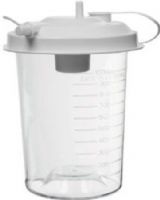 Veridian Healthcare 11-603 Suction Pump Disposable 800 cc Collection Jar with Lid; To be used with Veridian Suction Pump Tabletop Aspirator, UPC 845717116039 (VERIDIAN11603 VERIDIAN 11-603) 