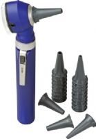 Veridian Healthcare 12-13502 KaWe Piccolight F.O. Navy Blue LED Otoscope, Sky, Lightweight, plastic design with convenient pocket clip, First-class fiber optic illumination, 2.5V bright white xenon lamp, Illuminant lifespan approx. 100000 hrs., Illumination intensity over 8000 Lux, Pivoting 3X lens magnification, UPC 845717135030 (VERIDIAN1213502 1213502 121-3502 1213-502 12135-02) 